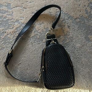 Antropologíe urban original  Liberty Woven Faux Leather Sling Bag as- is